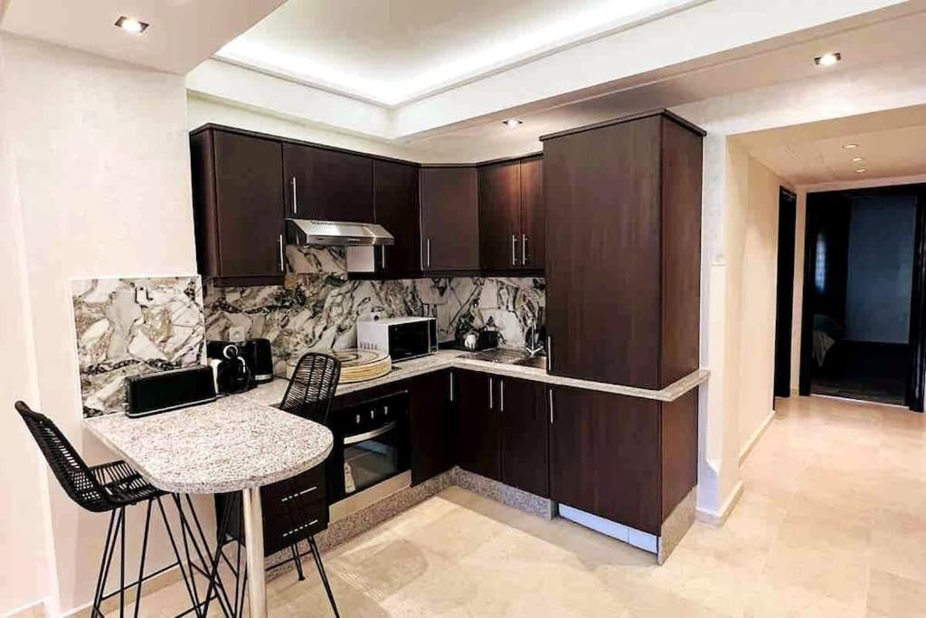 E-appartement De Luxe Centre Gueliz Piscine Parking Fibre Netflix 马拉喀什