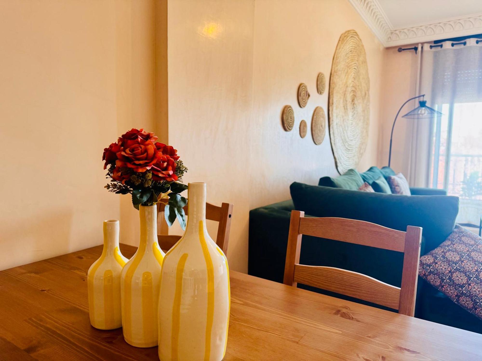 公寓 E-appartement De Luxe Centre Gueliz Piscine Parking Fibre Netflix